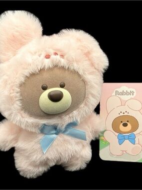 Gift Bear and Friends In the Forest Series Rabbit Plush Pendant